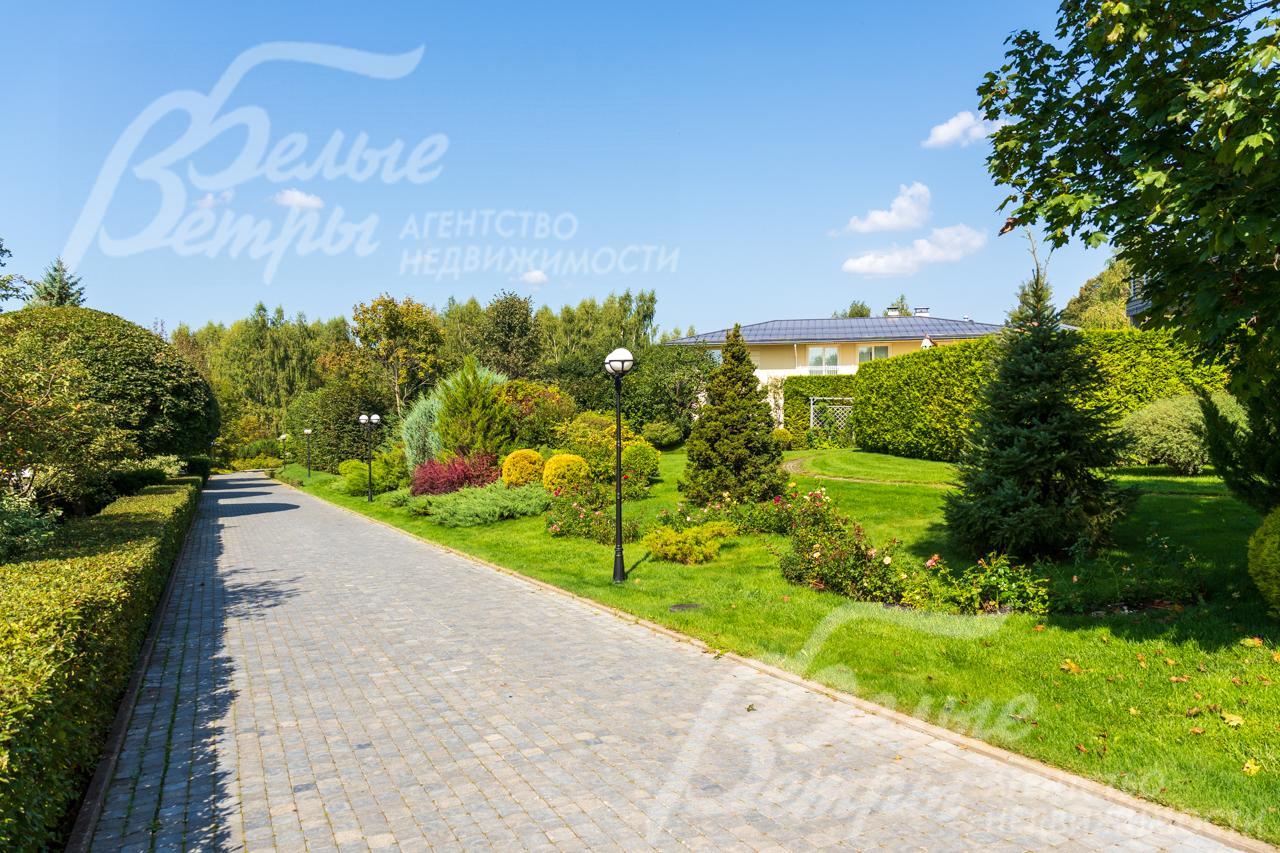 Живописные прогулочные зоны в поселке.