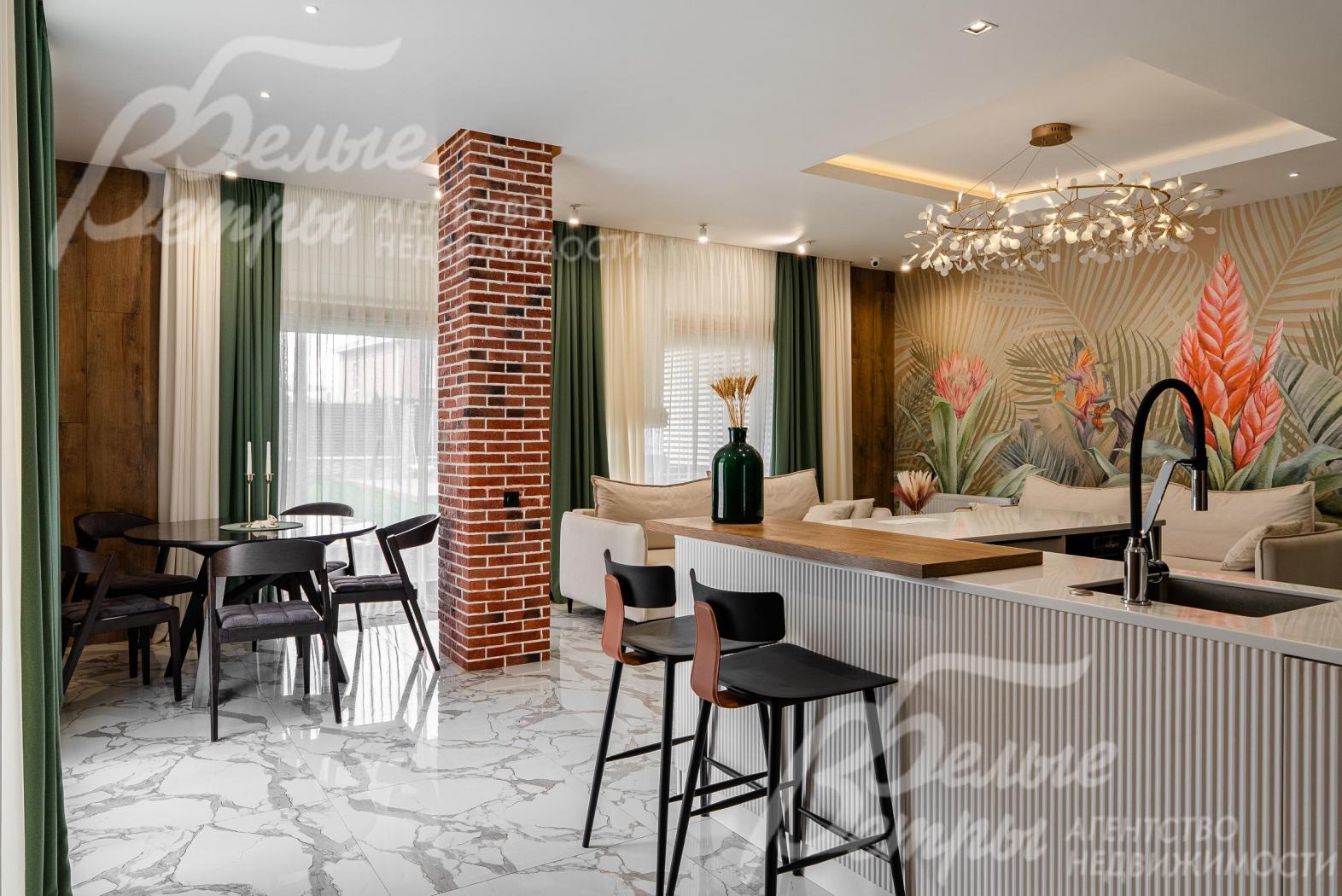 Дизайнерский ремонт качественными материалами с мебелью