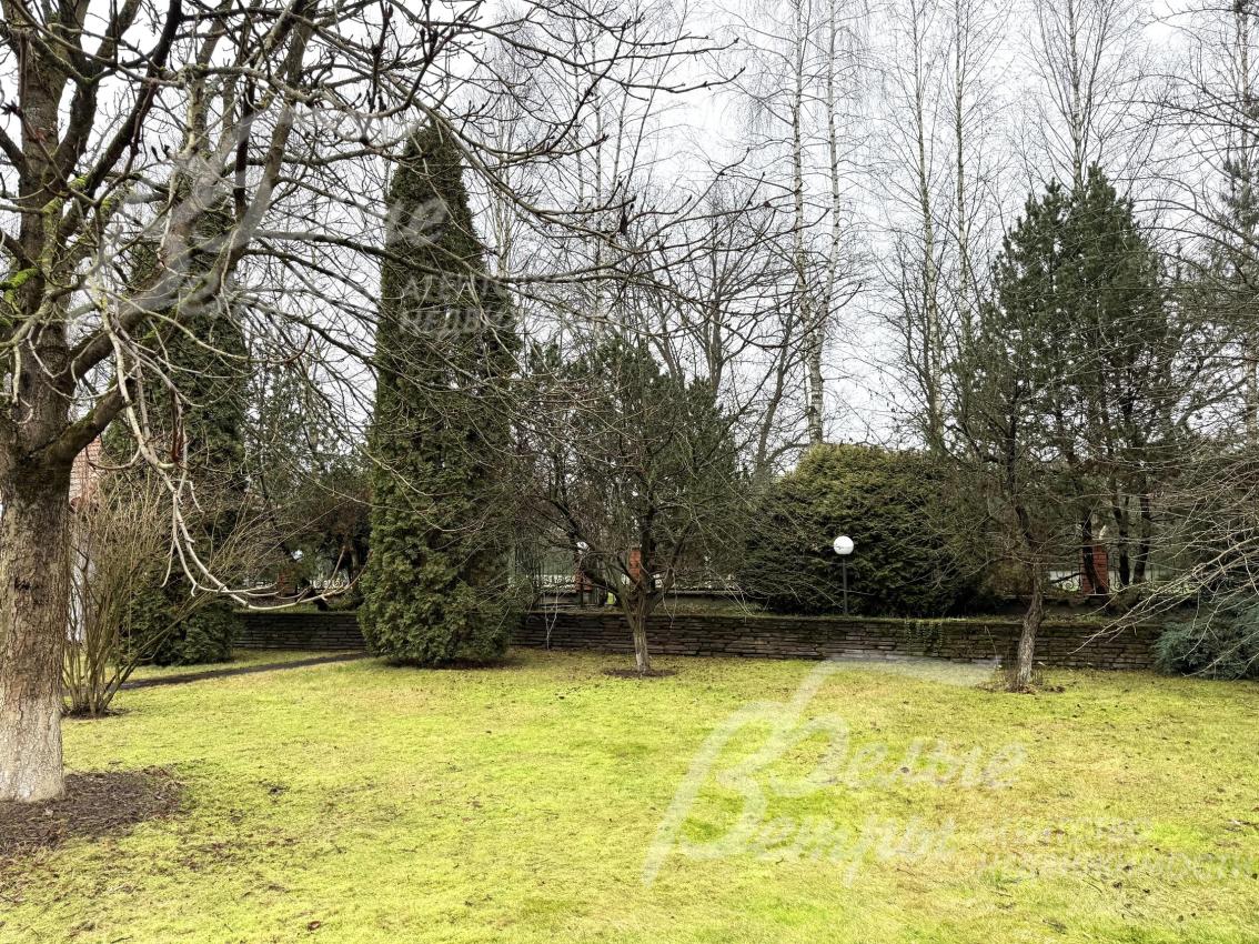 Участок – с лесопарковым ландшафтным дизайном, на участке высажены взрослые деревья и декоративные кустарники