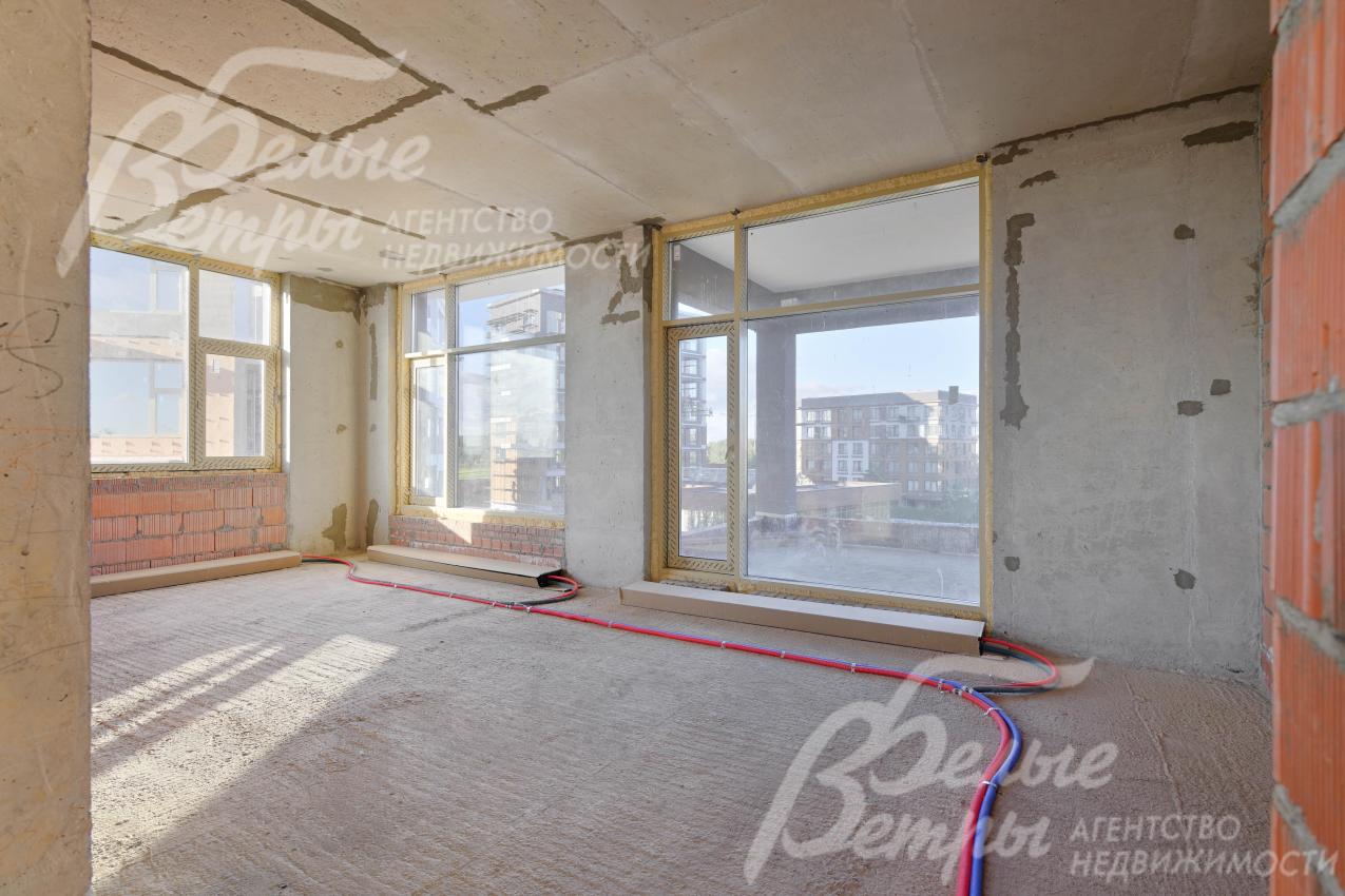 4-х комнатная квартира без отделки 153.4 кв.м