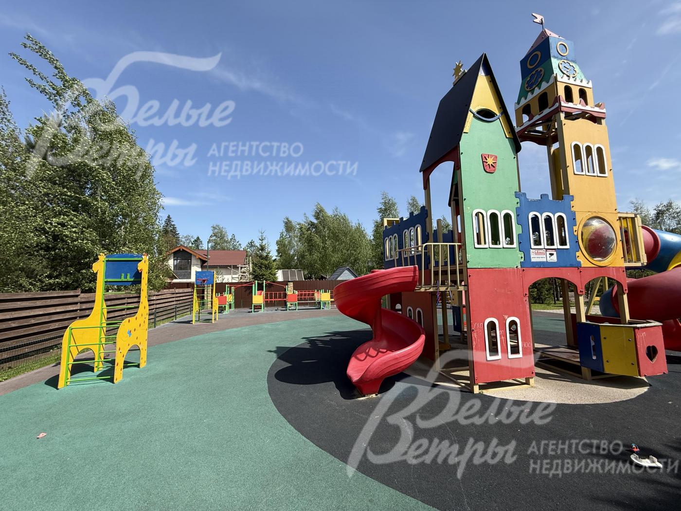 Игровой городок с горками