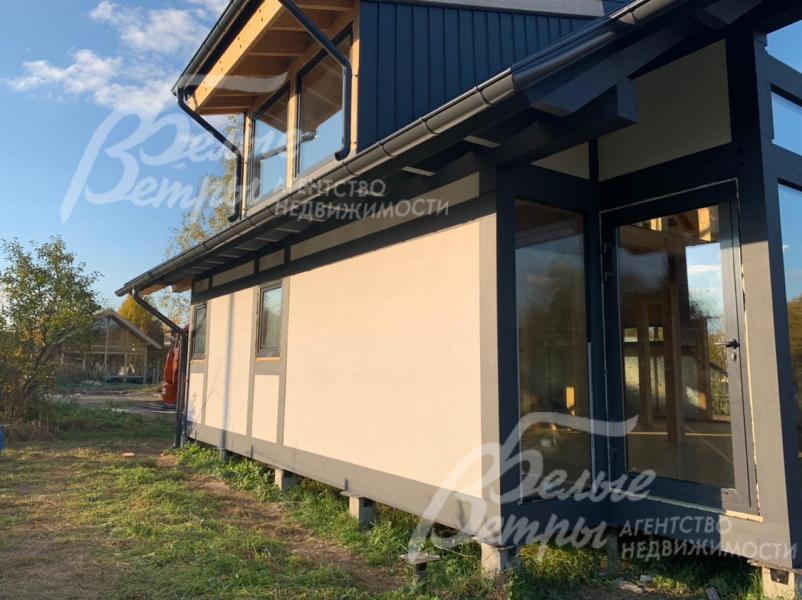 Каркас из клееного бруса с утеплителем плитами PIR