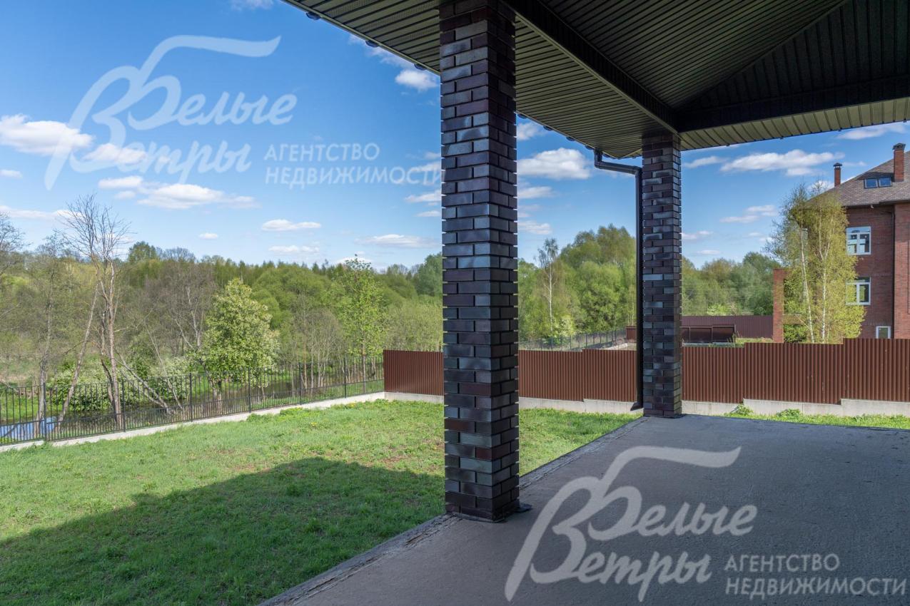 Вид с террасы 17 кв.м на реку Десна