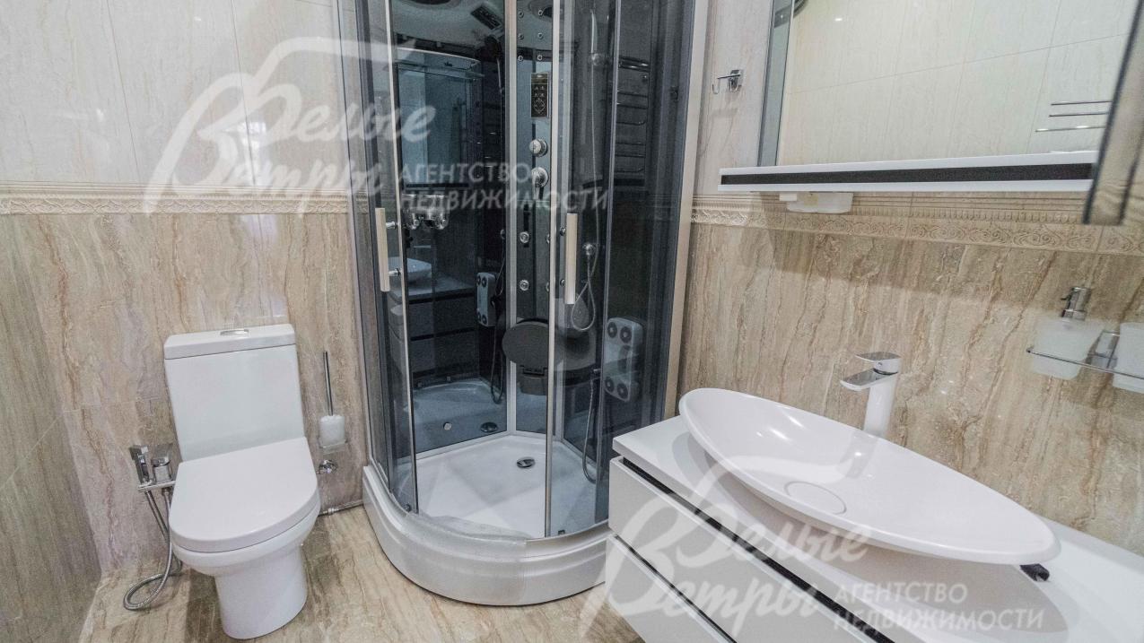 В санузлах теплый пол