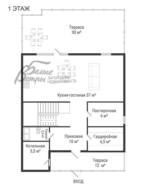 Дом ELI КП  Елизарово  id 743-401 планировка0